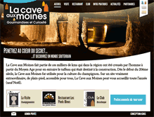 Tablet Screenshot of cave-aux-moines.com